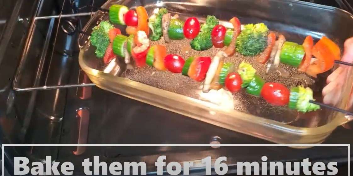 Wooden Skewers in Oven