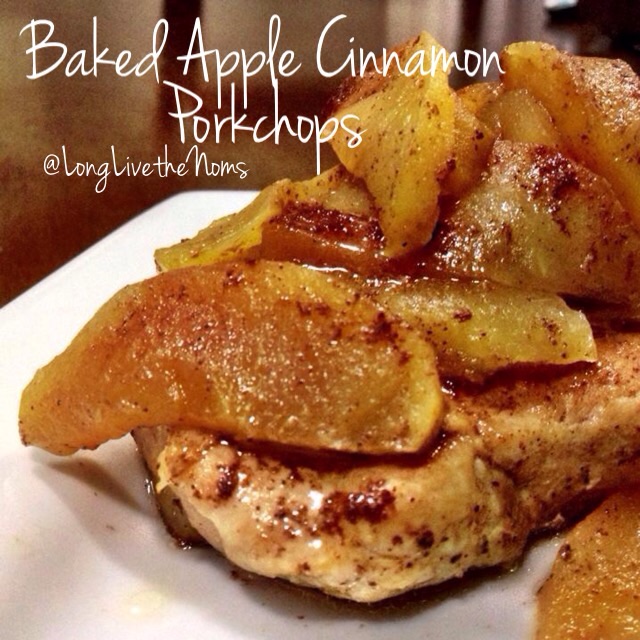 Apple Cinnamon Pork Chops in Oven