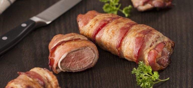 Bacon Wrapped Duck Breast in the Oven