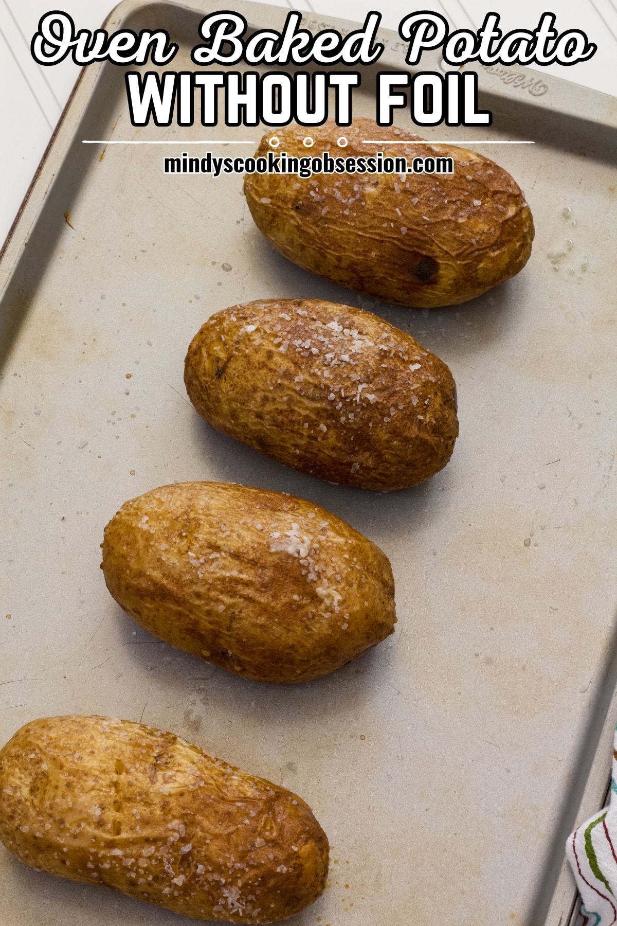 Baked Potato Oven No Foil